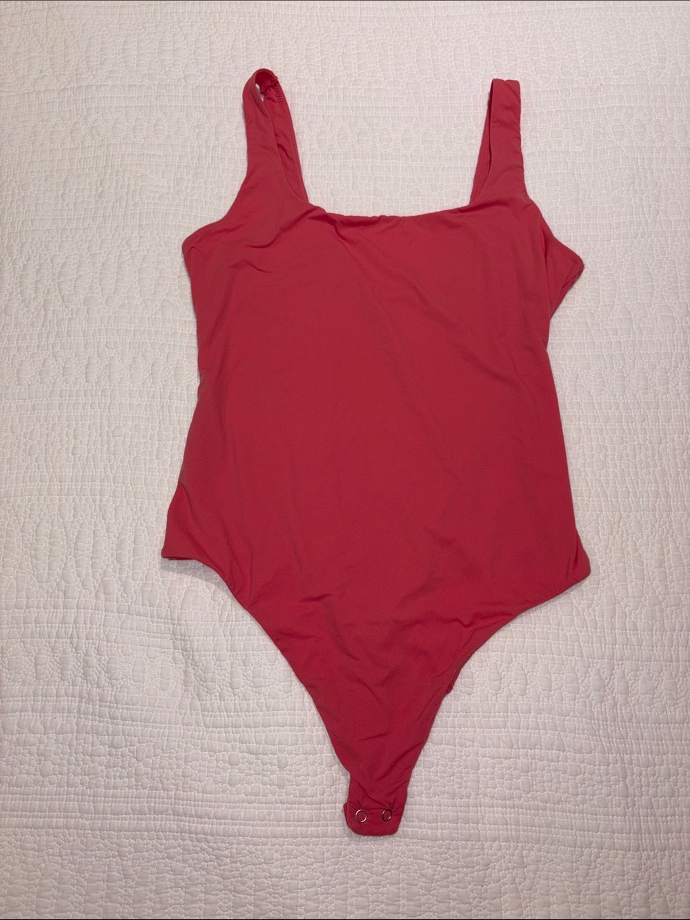 Auden Red Tank One-Piece Bodysuit